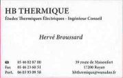 carte de visite HBthermique